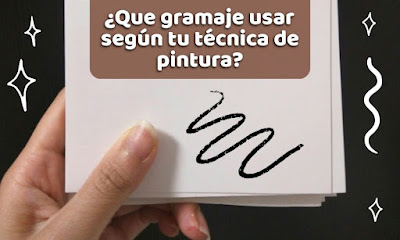 ¿Qué es el gramaje del papel y cuál elegir según tu técnica de pintura? | Naidi_art