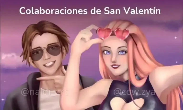 Dibujo en conjunto (colaboración) para San Valentin